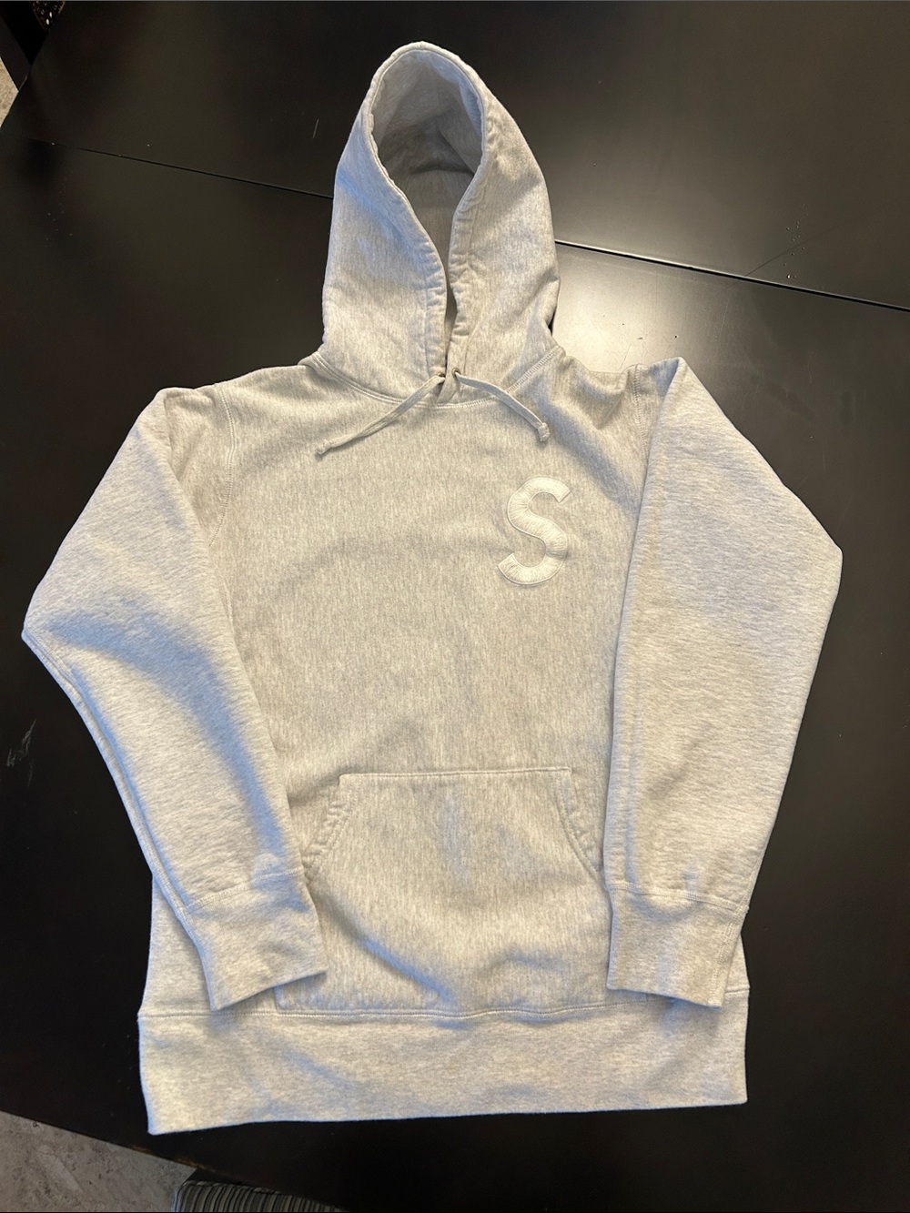 Supreme Gray Hoodie - Medium